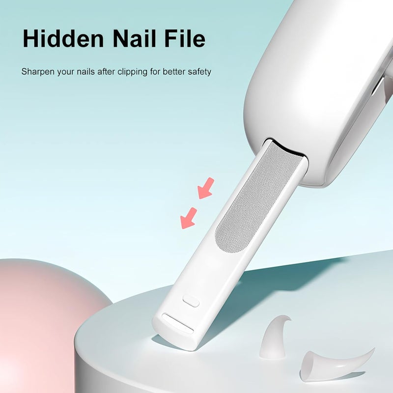 FIAMM Adjustable Cat Nail Clipper to Avoid Excessive Cutting, Cat Nail Trimmer with Nail File, Pet Nail Clippers for Kitten Bunny Guinea Pig Rabbit Ferret (Pink) - Image 5